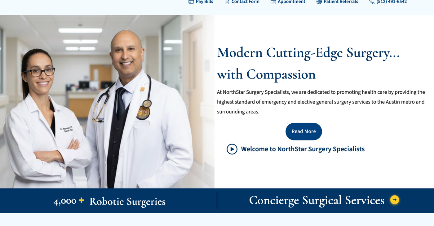 NorthStar Surgery website