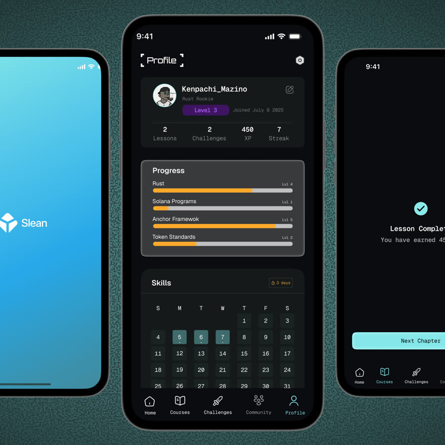 Slean learning app